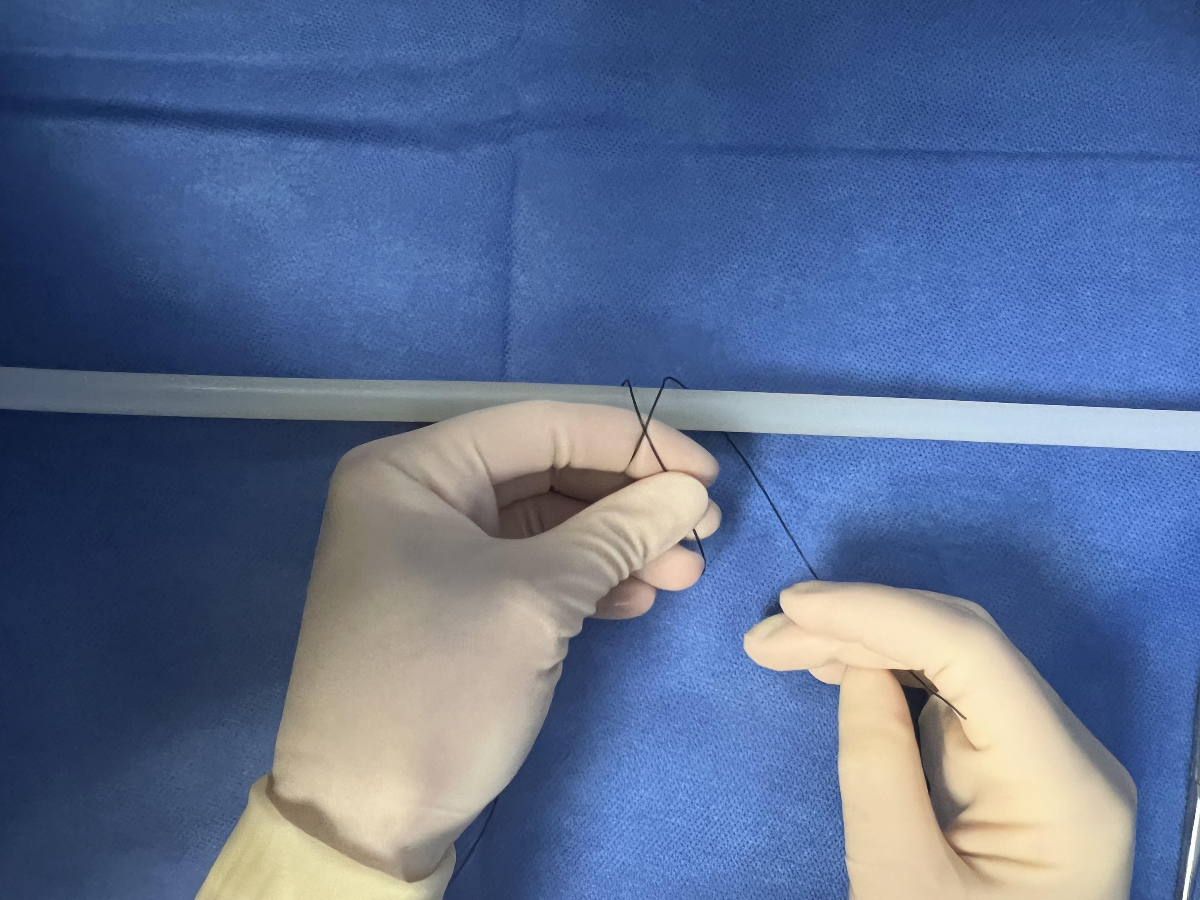 strangle knot suture figure 3c