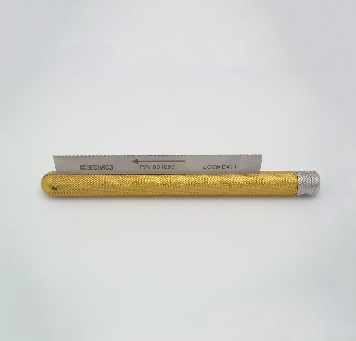 Image of a gold patella saw