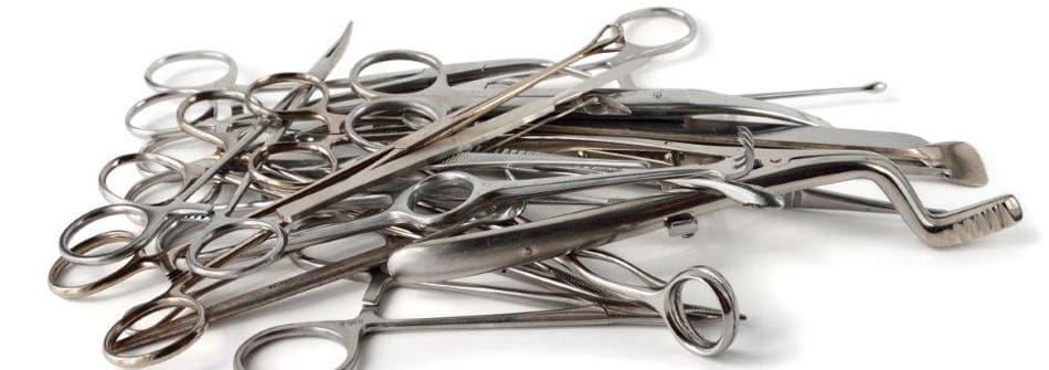 surgical instrument pile